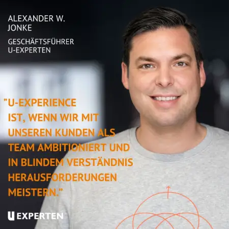 Alexander W Jonke U-experten Foto mit Zizaz
