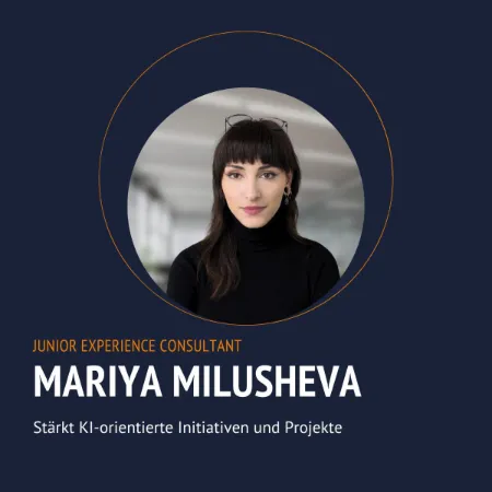 Junior Experience Consultant Mariya Milusheva
